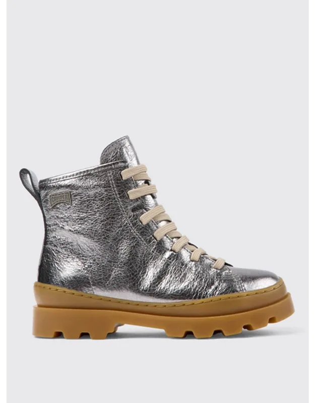 Ankle Boots In Laminated Leather