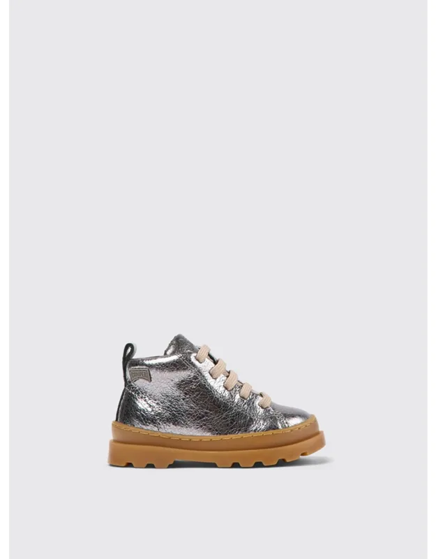 Ankle Boots In Laminated Leather