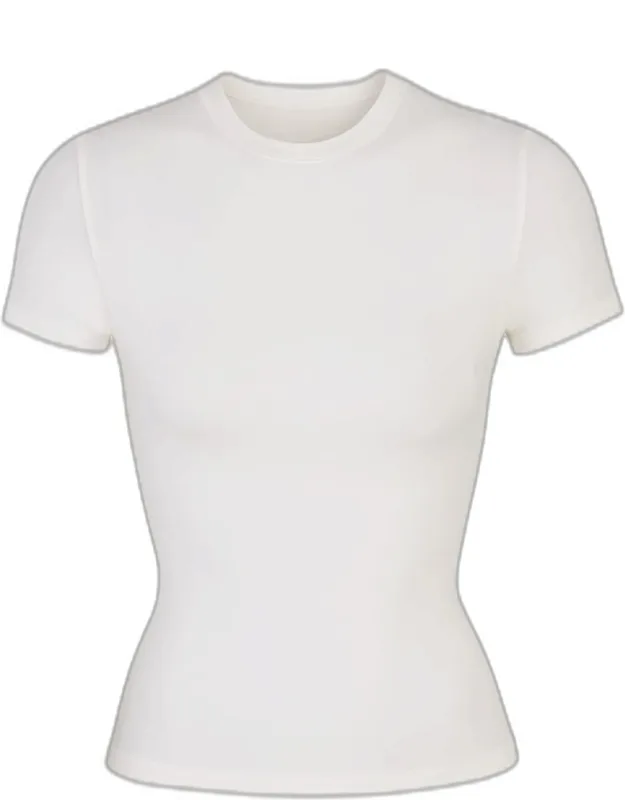 Cotton Jersey Crewneck T-shirt