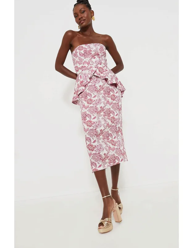 Rosewood Floral Midi Dress