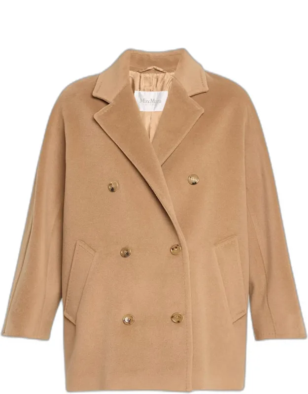 Rebus Double-breasted Wool Cashmere Coat