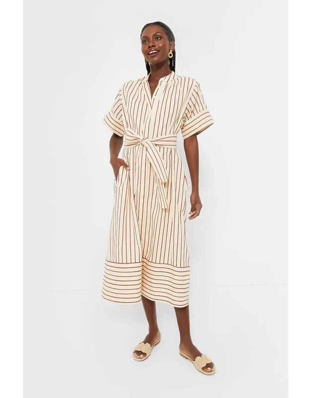 Scarlet Stripe Prescott Dress