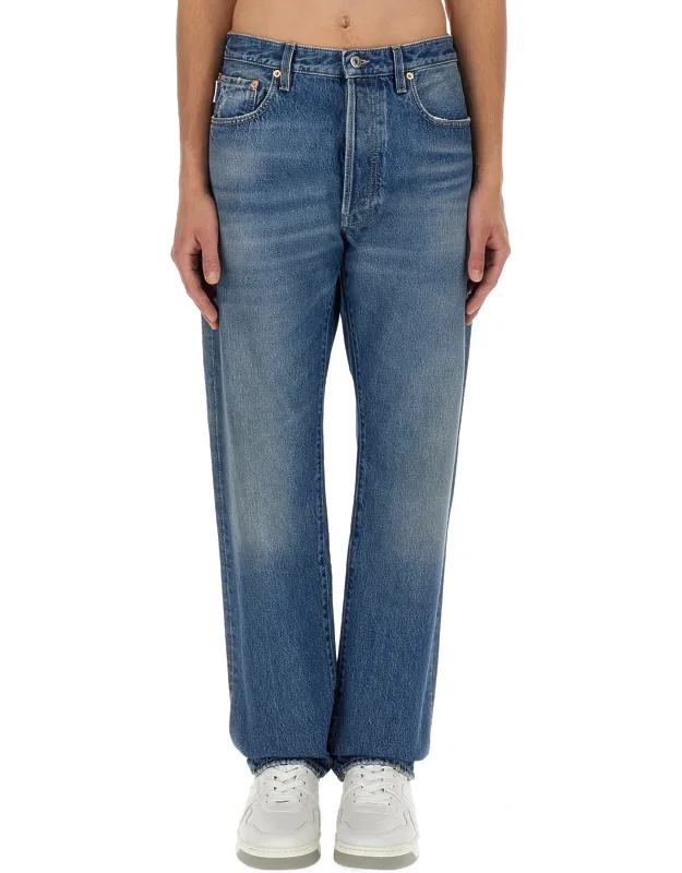 Jeans With Logo Detail