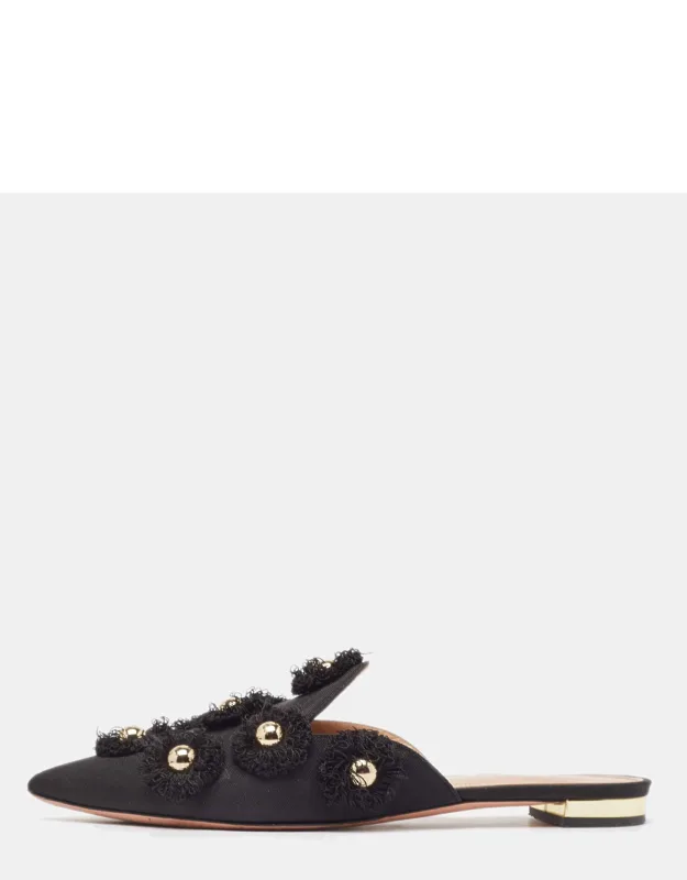 Canvas Sunflower Mules