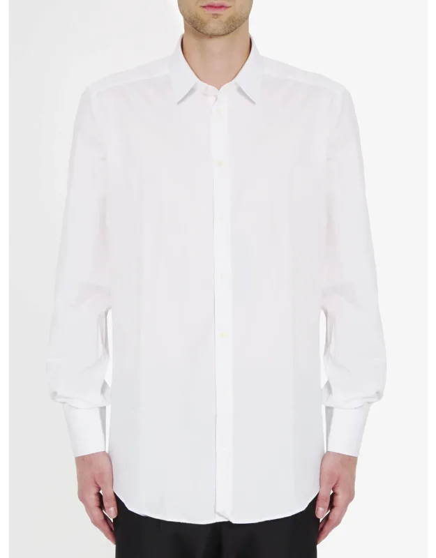 Tuxedo Shirt Fit Gold In Cotton Poplin