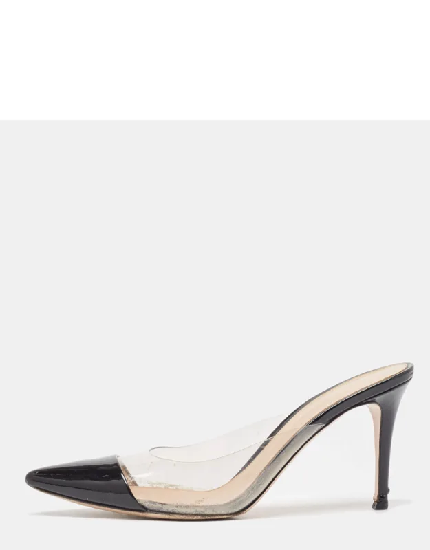 Patent And Pvc Plexi Mules