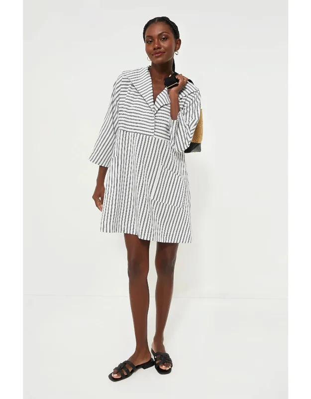 Navy Stripe Dress
