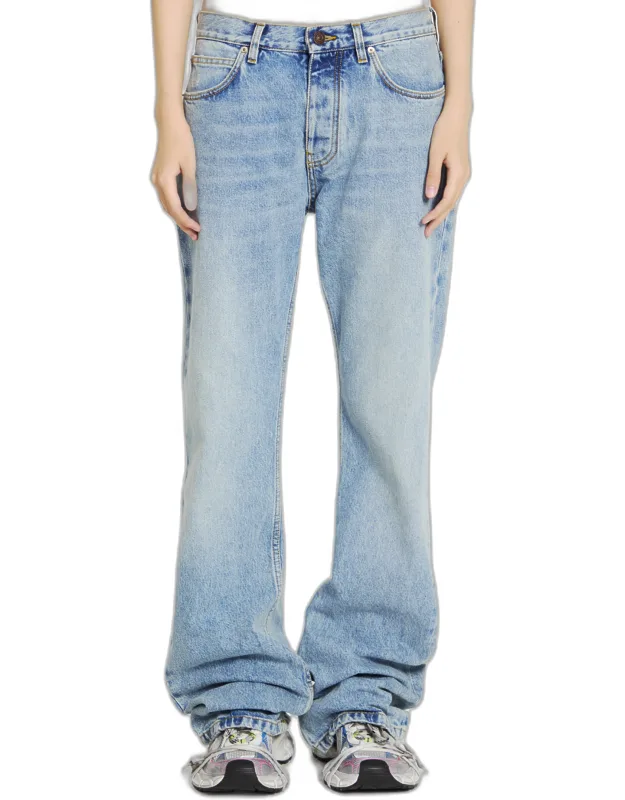 Low Waist Straight Jeans