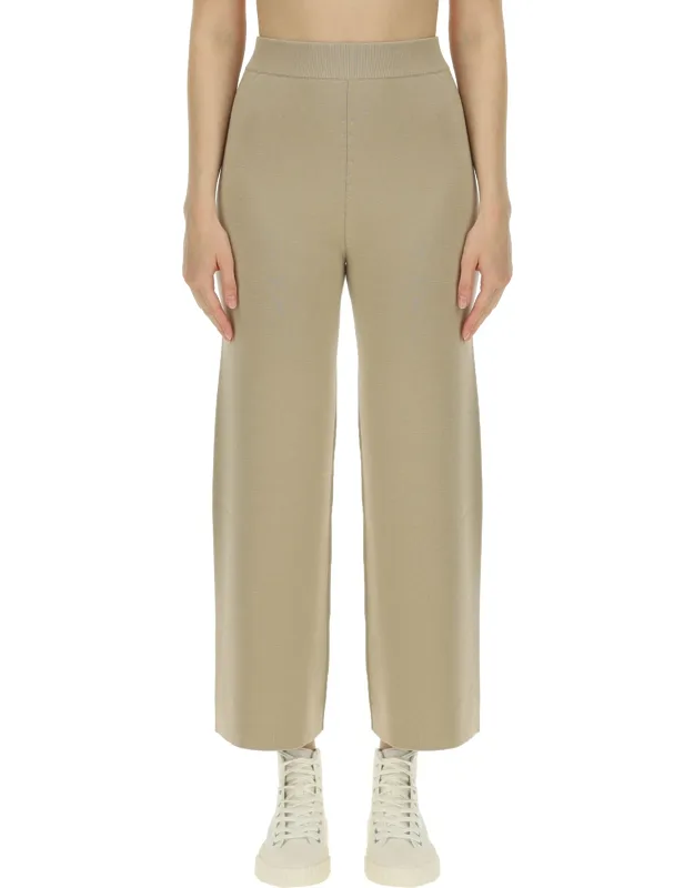 Pants With Logo, Cropped Fit