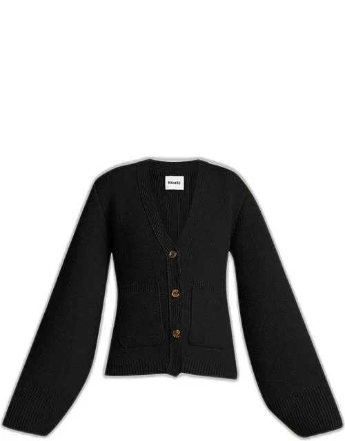 Cashmere Cropped Cardigan
