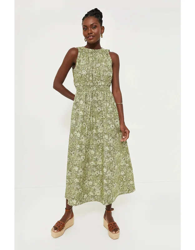Bergamot Floral Walker Dress