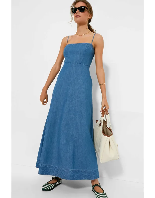Chambray Maxi Dress