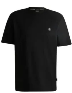 Mercerized Cotton T-shirt With Double B Monogram