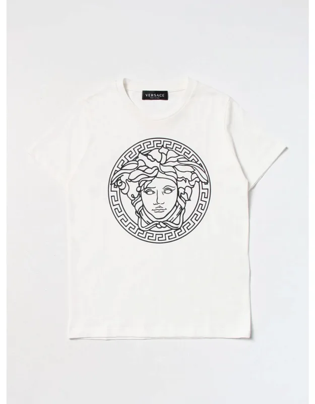 Versace Young Cotton T-shirt Casual Style Regular Fit