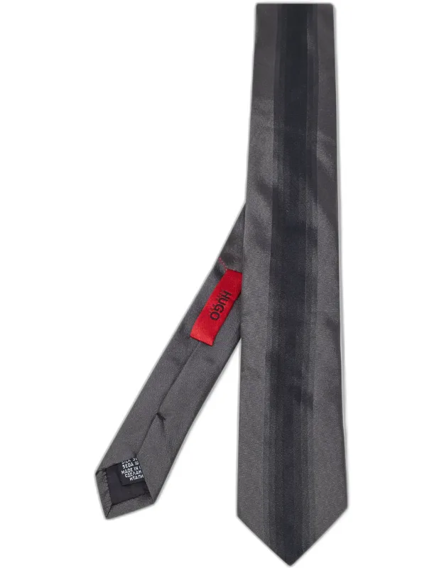 Striped Silk Skinny Tie