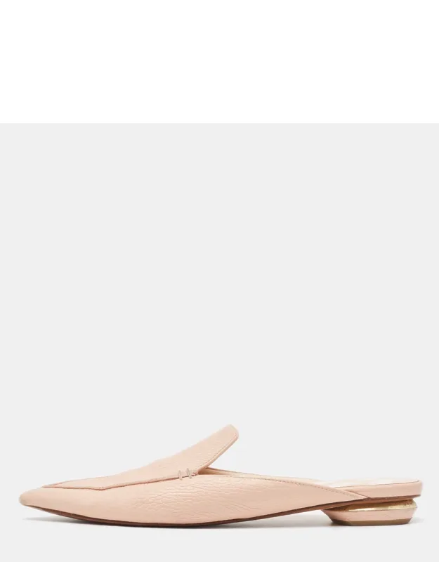 Leather Beya Flat Mule