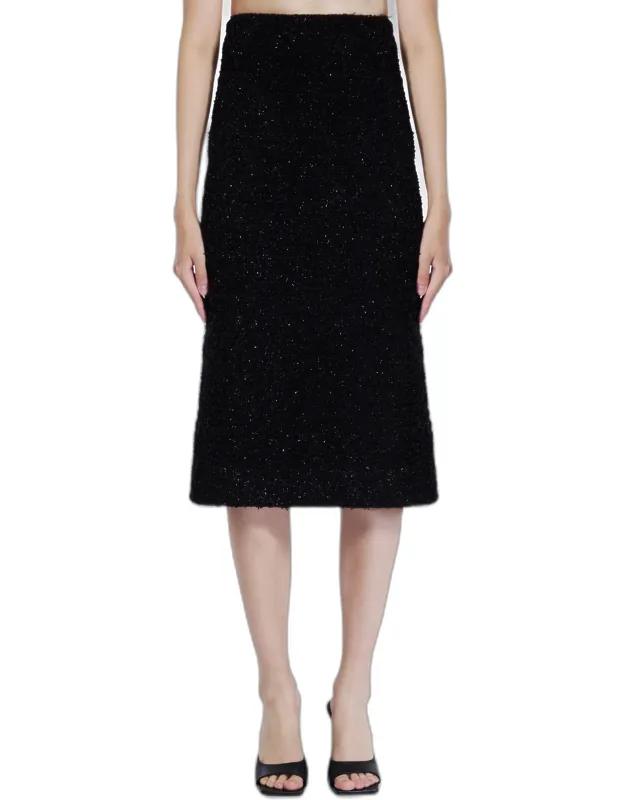 Tweed Midi Skirt