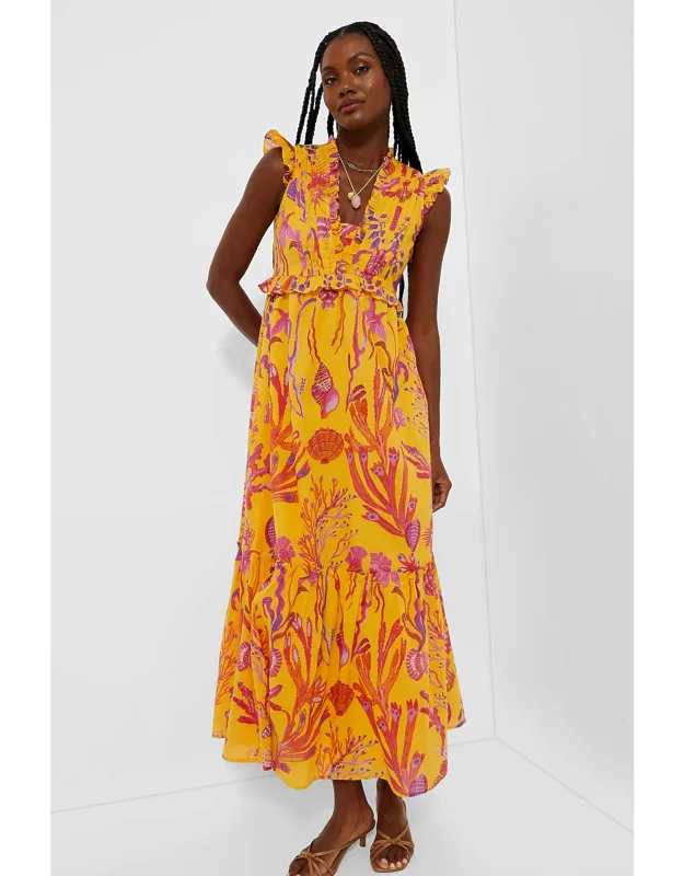 Golden Constance Dress