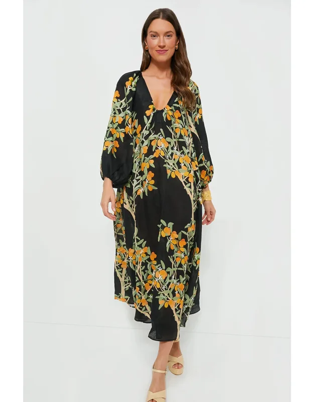 Kumquat Georgette Dress