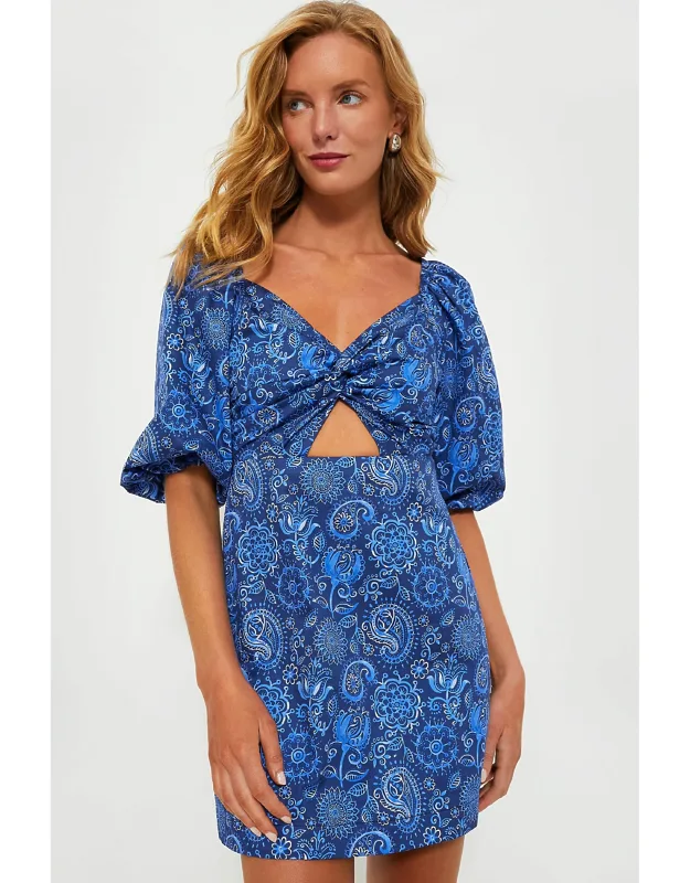 Mod Paisley Mini Dress