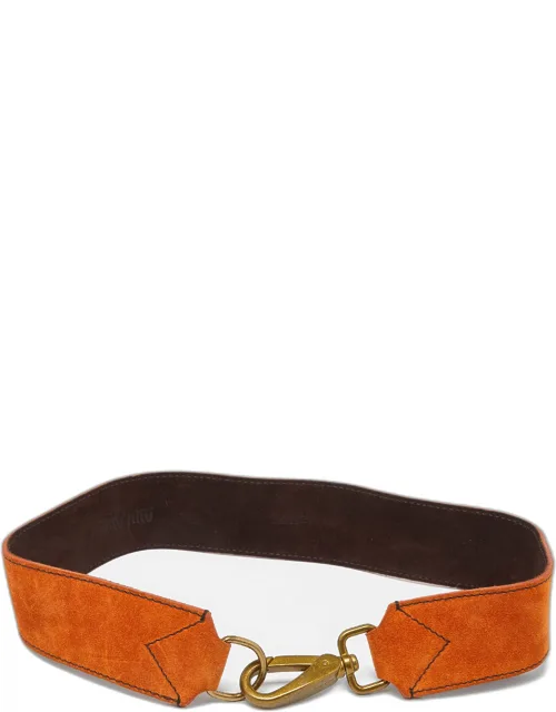 Suede Clasp Belt 70 Cm