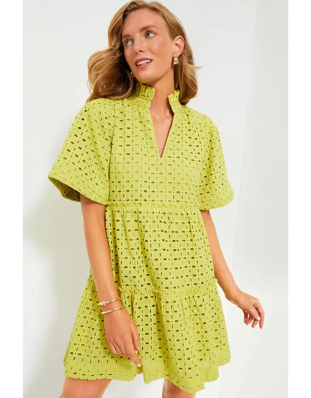 Lemongrass Eyelet Dress