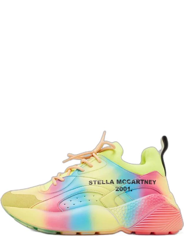 Faux Leather Eclypse Lace Up Sneakers