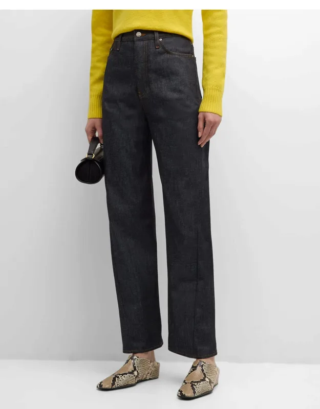 Twisted Seam Denim Pants