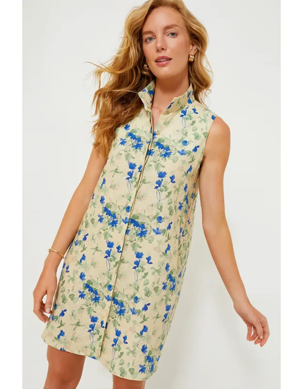Bellflower Blooms Sleeveless Dress
