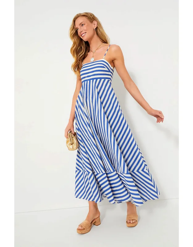 Sapphire Stripe Rue Dress