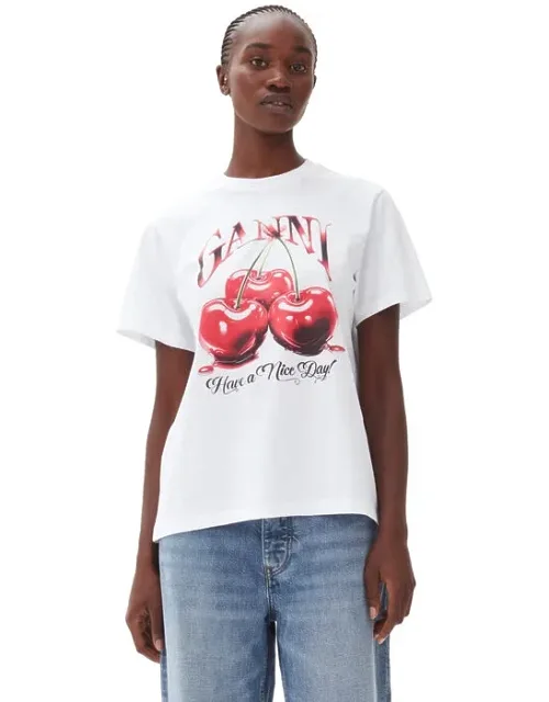 Basic Jersey Relaxed T-shirt With Round Neckline And Short Sleeves