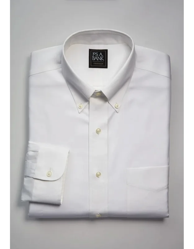Traveler Collection Tailored Fit Button-down Collar Dress Shirt