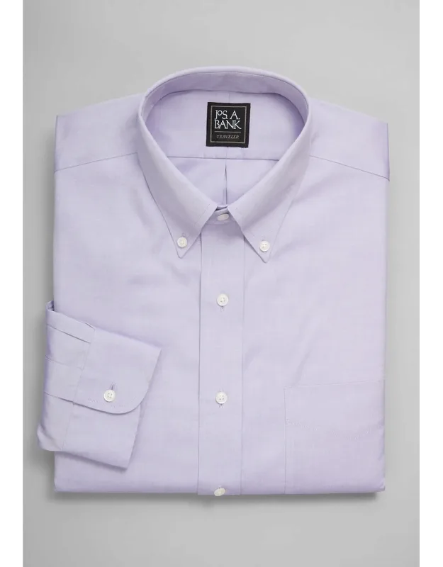 Traditional Fit Button-down Collar Dress Shirt