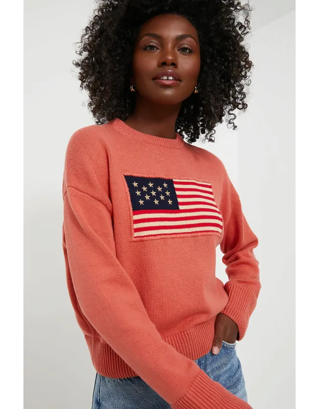 Cropped Americana Sweater