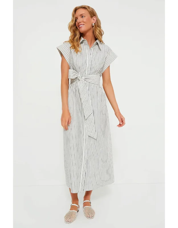 Linen Stripe Dress