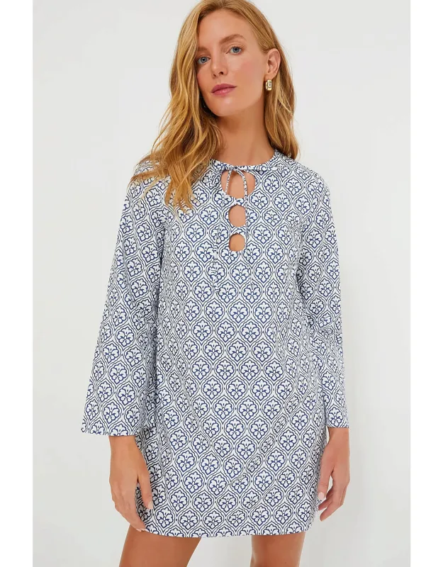 Quatrefoil Mini Dress