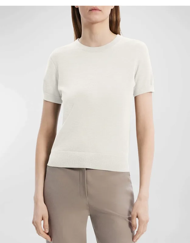 Merino Wool Short-sleeve Crew T-shirt