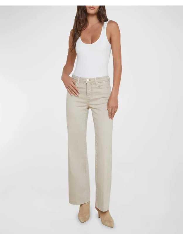 High-rise Wide-leg Jeans