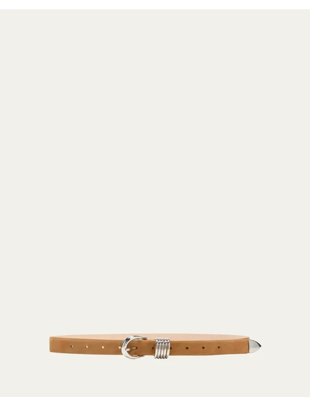 Hollyhock Suede Belt