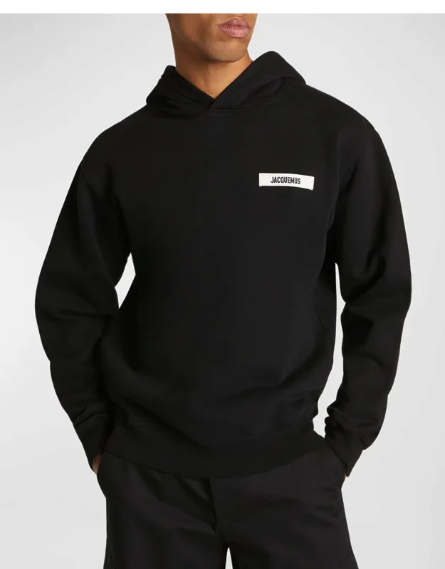 Grosgrain Logo Hoodie