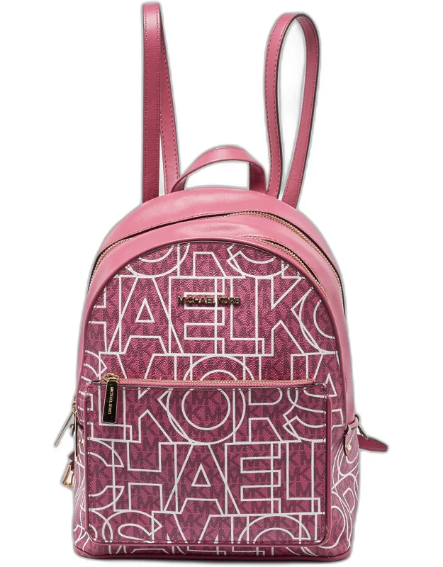 Signature Coated Canvas And Leather Backpack