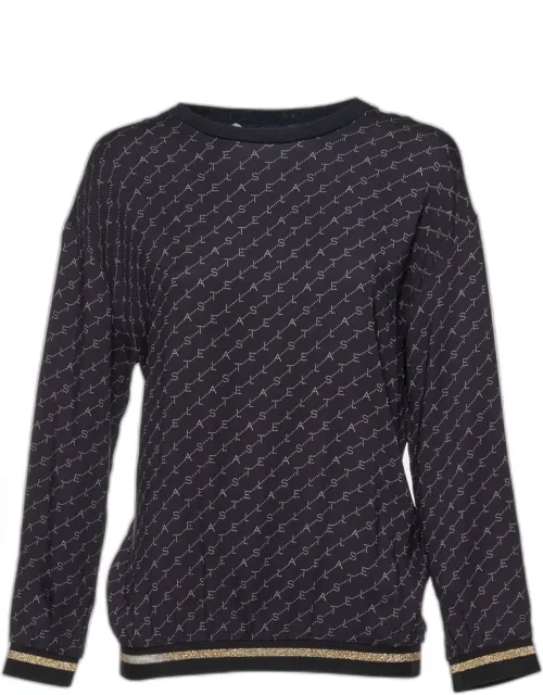 Logo Printed Jersey Jumper