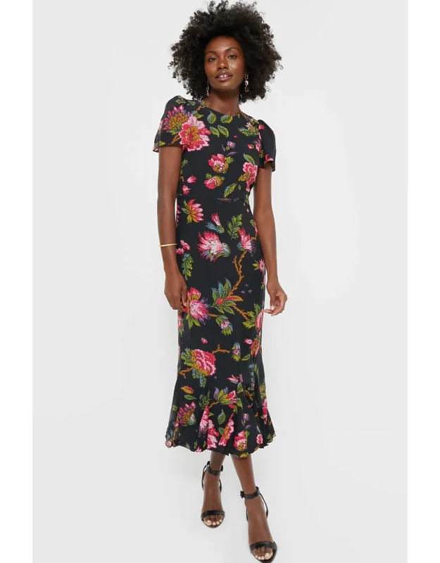 Ink Morlaix Fleur Grande Lulani Dress