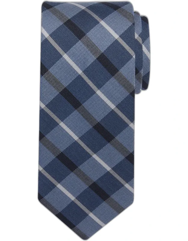 Gessato Plaid Tie