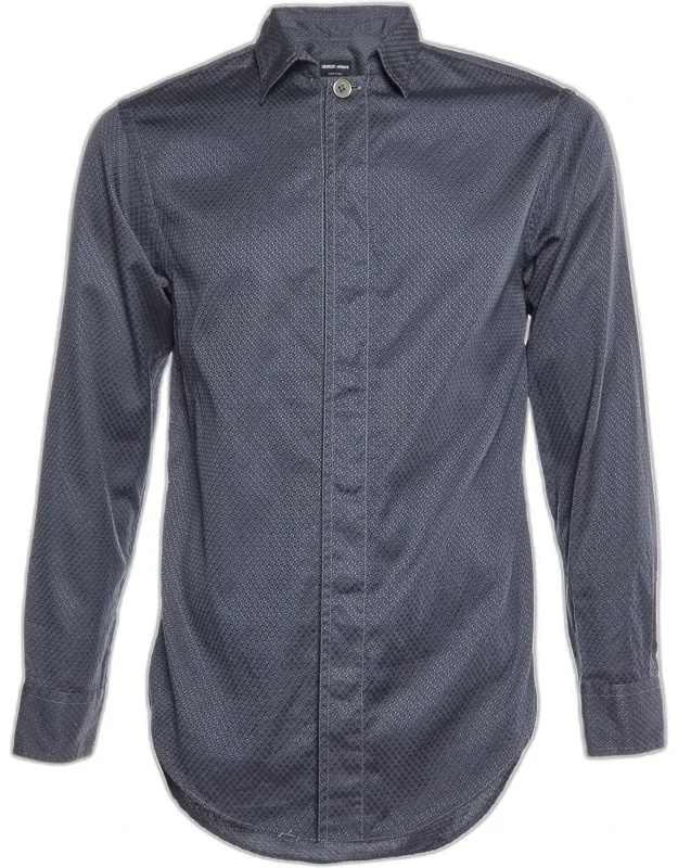 Patterned Cotton Buttoned Up Shirt