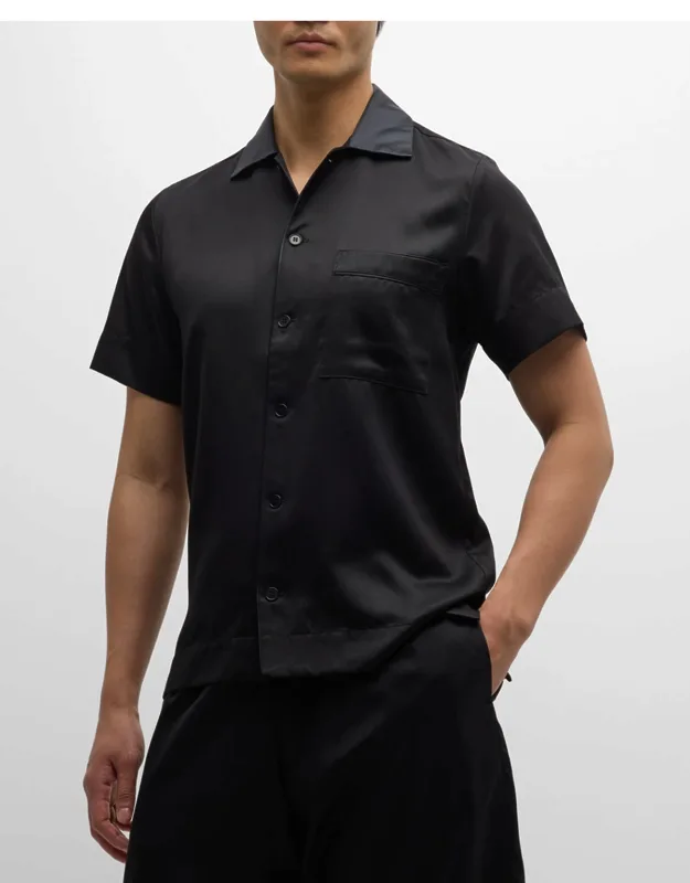 Casual Button-down Lounge Shirt