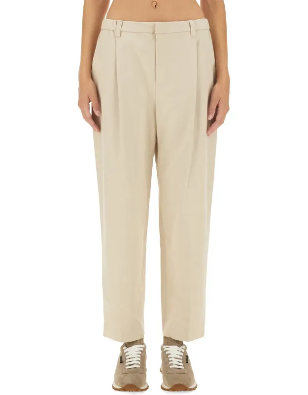 Cropped Fit Pants