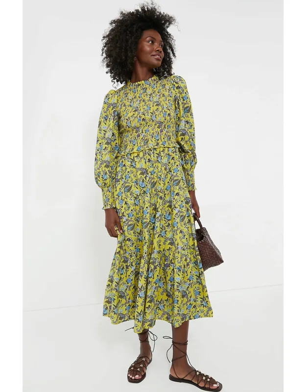 Mustard Occitane Ivy Maxi Dress