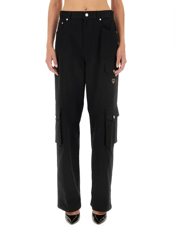 Cargo Pants With Model Height 180 Cm