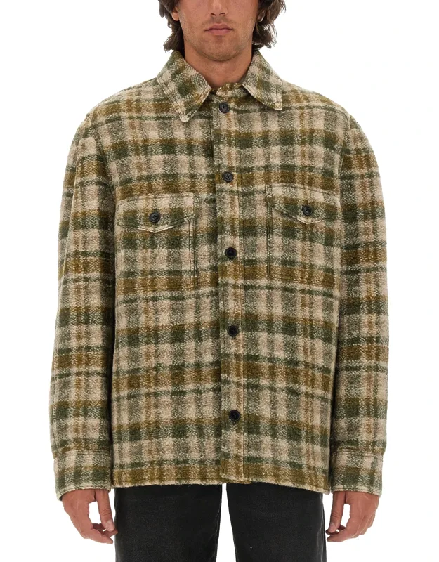 Marant Shirt Model Is 185 Cm Tall